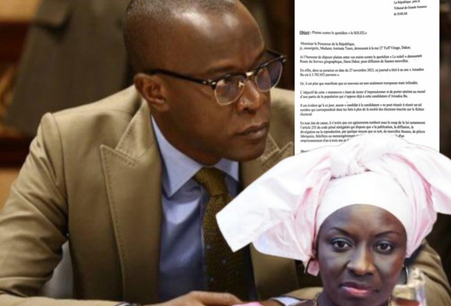 La réponse de Yakham Mbaye Directeur général du quotidien Le Soleil à Mimi Toure:Mimi ou l’incommensurable incohérence ! La réponse de Yakham Mbaye Directeur général du quotidien Le Soleil à Mimi Toure:Mimi ou l’incommensurable incohérence !
