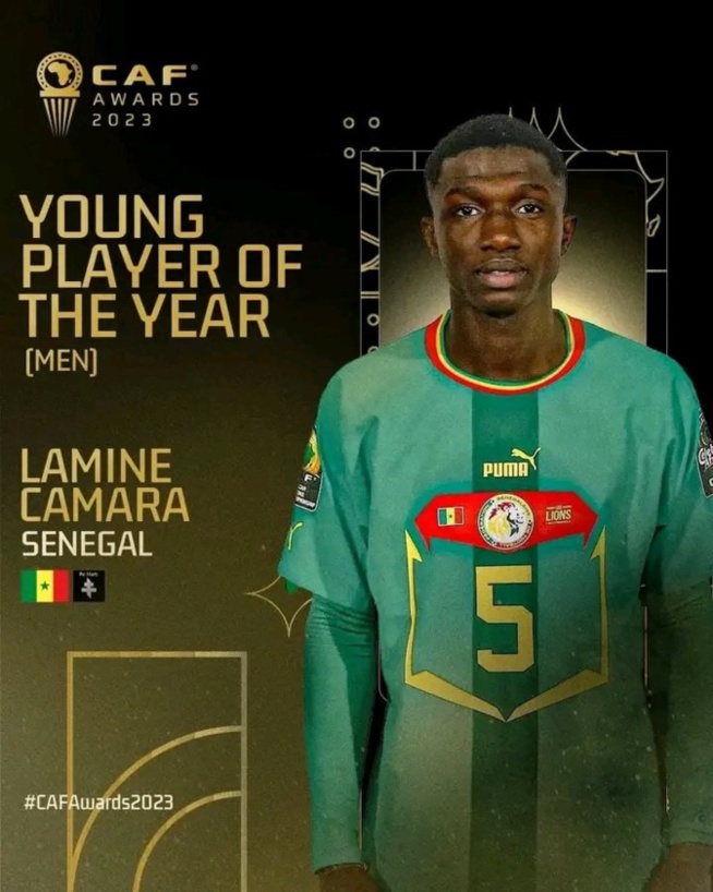 CAF Awards à Marrakech: Lamine Camara élu meilleur jeune joueur africain de la saison...