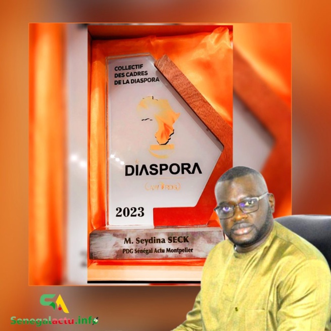 Nominé lors des Diaspora Awards : Seydina Seck dédie son prix à feu Mamadou Ndiaye Doss Nominé lors des Diaspora Awards : Seydina Seck dédie son prix à feu Mamadou Ndiaye Doss