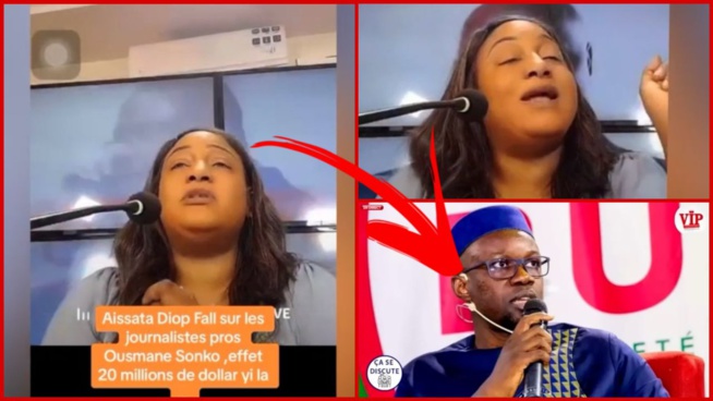 Sc@nd@l jour-Aissatou Diop Fall tacle sévèrement Sonko et son petit groupe de journaliste alimentaire Sc@nd@l jour-Aissatou Diop Fall tacle sévèrement Sonko et son petit groupe de journaliste alimentaire