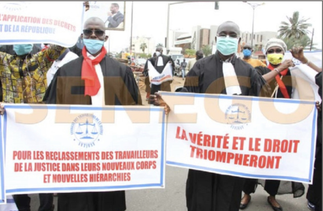 Le bras-de-fer continue avec n 7e plan d’action : Le Sytjust décrète encore 72h de grève Le bras-de-fer continue avec n 7e plan d’action : Le Sytjust décrète encore 72h de grève