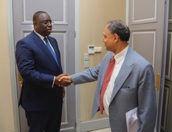 Ali Mansoor, chef de mission FMI/Afrique, reçu par le Président Macky Sall