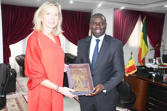 Coopération bilatérale: Le Ministre des Forces armées Me El Hadj Omar YOUM reçoit son homologue néerlandais Coopération bilatérale: Le Ministre des Forces armées Me El Hadj Omar YOUM reçoit son homologue néerlandais