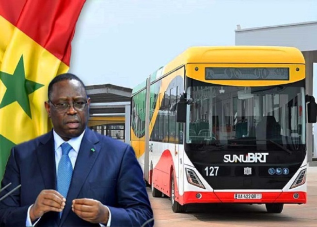 Macky Sall: "Le BRT va pallier les difficultés actuelles des transports et prévenir les problèmes de demain" Macky Sall: "Le BRT va pallier les difficultés actuelles des transports et prévenir les problèmes de demain"