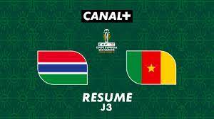 Résumé Gambie / Cameroun - CAN 2023 (J3)