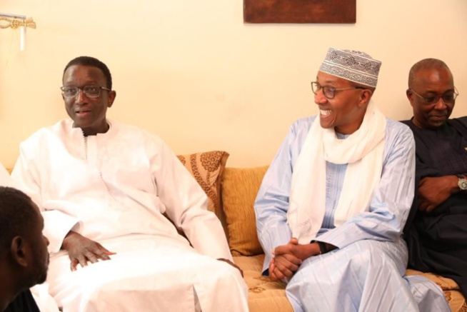 Présentation de condoléances: Le Premier Ministre Amadou Ba chez l’ancien Premier Ministre Abdoul Mbaye Présentation de condoléances: Le Premier Ministre Amadou Ba chez l’ancien Premier Ministre Abdoul Mbaye