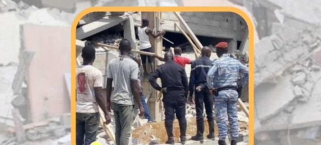 Effondrement d'un immeuble de trois étages à Liberté 6 Effondrement d'un immeuble de trois étages à Liberté 6