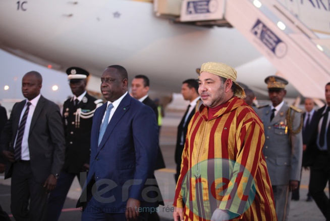 Arrivée de Mohamed VI à Dakar Arrivée de Mohamed VI à Dakar