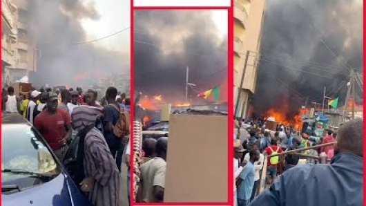 Marché central de Kédougou / Un incendie dévastateur réduit en cendres quatre magasins : Des pertes de plusieurs millions enregistrées