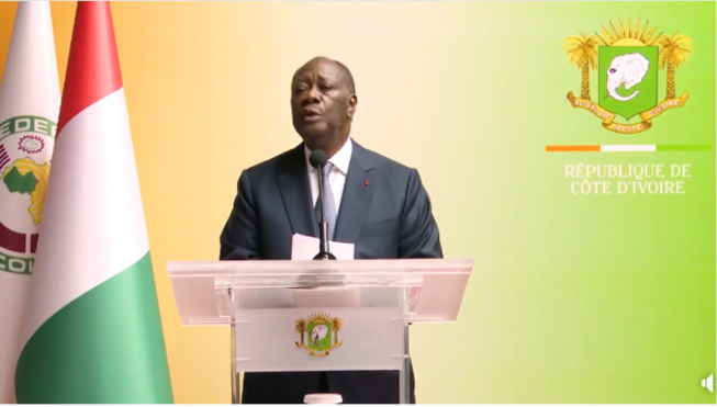 Xxe sommet extraordinaire de la Cedeao: Alassane Ouattara sur la situation sécuritaire et politique de la Sous-région Xxe sommet extraordinaire de la Cedeao: Alassane Ouattara sur la situation sécuritaire et politique de la Sous-région