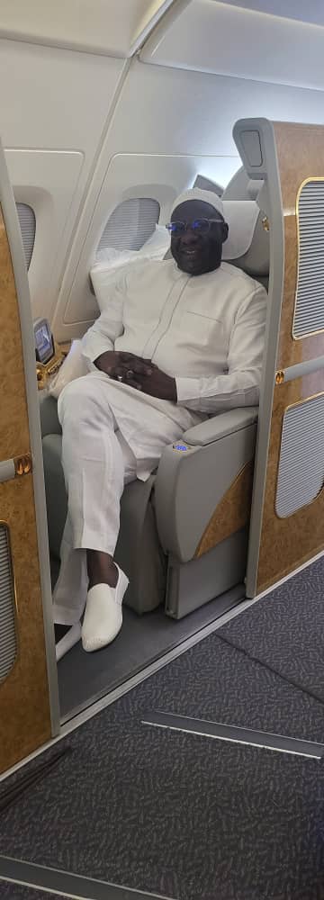 Le Président Mbagnick Diop, après son pèlerinage à la Mecque et Medine fait Cap sur le Sénégal. Le Président Mbagnick Diop, après son pèlerinage à la Mecque et Medine fait Cap sur le Sénégal.