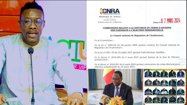 A.J-Révélation de Tange sur le communiqué du CNRA relatif à l'élection présidentielle du 24 Mars A.J-Révélation de Tange sur le communiqué du CNRA relatif à l'élection présidentielle du 24 Mars