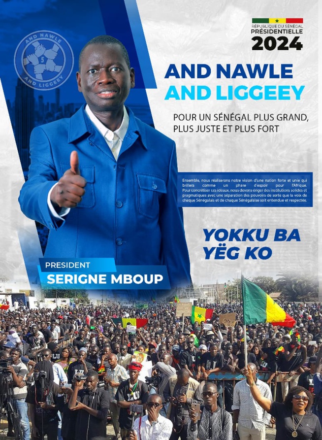 YOKKU BA YEG KO -Le Président Serigne Mboup And Nawlé liste son programme sur 03 axes YOKKU BA YEG KO -Le Président Serigne Mboup And Nawlé liste son programme sur 03 axes