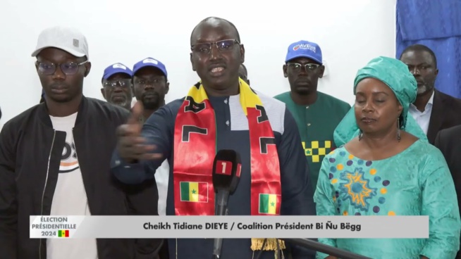 Presidentielle 2024: Cheikh Tidiane Dieye retire sa candidature et rejoint la coalition Diomaye President Presidentielle 2024: Cheikh Tidiane Dieye retire sa candidature et rejoint la coalition Diomaye President
