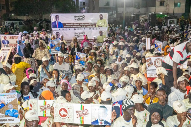 Rufisque suit  la tendance de la mobilisation pour élire Amadou Ba au 1er tour le 24 mars.