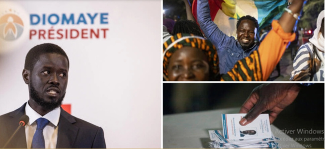 Résultats des 45 départements du Sénégal: Diomaye Faye obtient 2 millions 190.632 de voix, soit 54,15% Résultats des 45 départements du Sénégal: Diomaye Faye obtient 2 millions 190.632 de voix, soit 54,15%