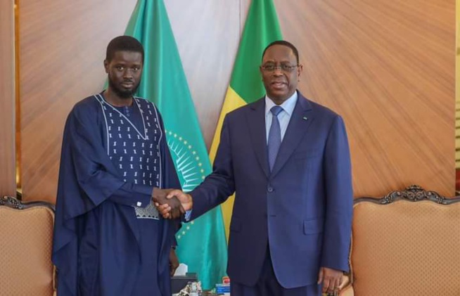 SENEGAL-PRESIDENTIELLE / Bassirou Diomaye Faye reçu en audience par Macky Sall (images)