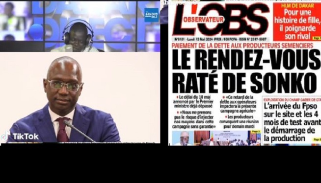 « Rendez-vous raté de Sonko » : L’Etat dément « L’Observateur », chiffres à l’appui et appelle à l’équilibre de l’information « Rendez-vous raté de Sonko » : L’Etat dément « L’Observateur », chiffres à l’appui et appelle à l’équilibre de l’information