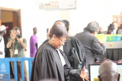 Me Jacqueline Moudeina, l'avocate tchadienne des victimes de Habré, peut afficher le sourire Me Jacqueline Moudeina, l'avocate tchadienne des victimes de Habré, peut afficher le sourire