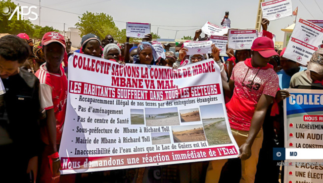Manifestation à Mbane sur le foncier : Un collectif marche contre l’accaparement des terres Manifestation à Mbane sur le foncier : Un collectif marche contre l’accaparement des terres