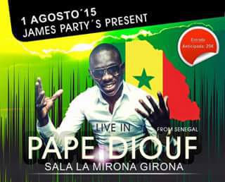 Européen Tour: Pape Diouf & la génération consciente en show spectacle "Rakadiou" ce samedi 1er Aout à Girona Barcelone Européen Tour: Pape Diouf & la génération consciente en show spectacle "Rakadiou" ce samedi 1er Aout à Girona Barcelone
