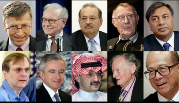 La liste des hommes les plus riches de l’année 2015, selon Forbes La liste des hommes les plus riches de l’année 2015, selon Forbes