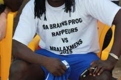 Un pari réussi pour "Da Brains Prod. Revivez en images le "choc" entre Rappeurs et Mbalaxmen
