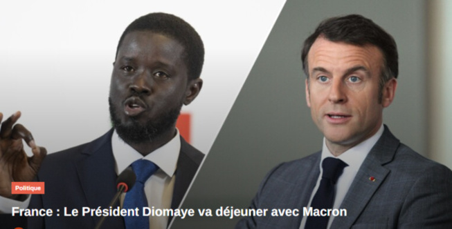 « Au menu du déjeuner Macron-Diomaye », Par Mbaye Ndour « Au menu du déjeuner Macron-Diomaye », Par Mbaye Ndour