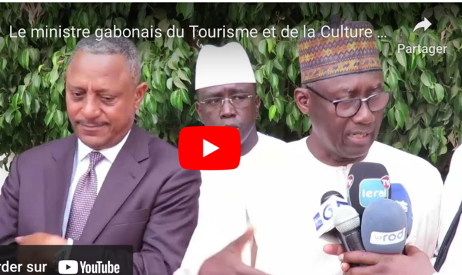 Le ministre gabonais du Tourisme et de la Culture en visite à Touba pour le Magal