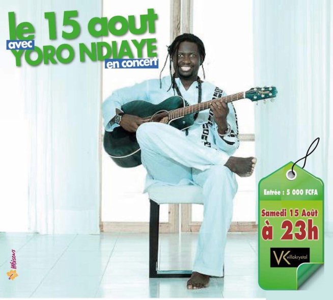 15 Aout Yoro Ndiaye vous donne rendez-vous à la villa kristal Rte des Almadies en face stade de Ngor. 15 Aout Yoro Ndiaye vous donne rendez-vous à la villa kristal Rte des Almadies en face stade de Ngor.