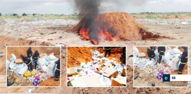 Des médicaments contrefaits d’une valeur de 53 millions FCFA incinérés à Touba Des médicaments contrefaits d’une valeur de 53 millions FCFA incinérés à Touba