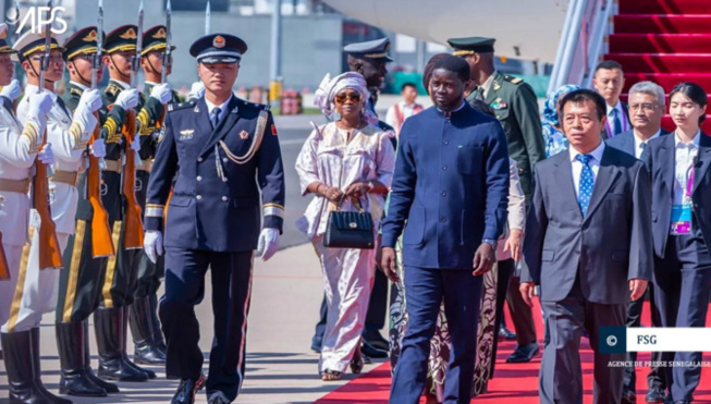 Coopération Sénégal-Chine : Les images de l’arrivée du président Bassirou Diomaye Faye à Beijing Coopération Sénégal-Chine : Les images de l’arrivée du président Bassirou Diomaye Faye à Beijing