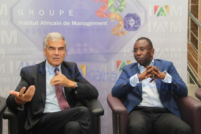 Visite de Mr Jean Philipe Ammeux au Groupe IAM : « Nous voulons faire des jeunes africains des managers responsables… » Visite de Mr Jean Philipe Ammeux au Groupe IAM : « Nous voulons faire des jeunes africains des managers responsables… »
