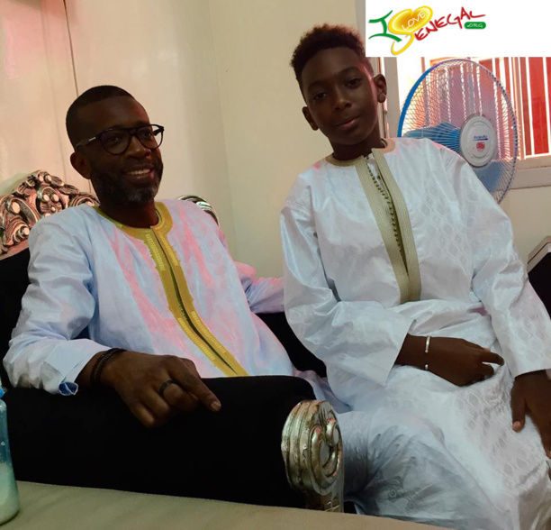 Bouba Ndour et Papa Philippe adorables sur une photo de Tabaski