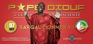 SARGAL LIONNES YI" Pape Diouf & génération consciente vous donne rendez-vous ce mercredi 07 octobre au Baramundi avec les championnes d'Afrique en spécial 'Rakadiou" SARGAL LIONNES YI" Pape Diouf & génération consciente vous donne rendez-vous ce mercredi 07 octobre au Baramundi avec les championnes d'Afrique en spécial 'Rakadiou"