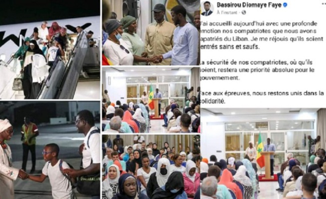 Ouf de soulagement : Le retour en toute sécurité des Sénégalais rapatriés du Liban Ouf de soulagement : Le retour en toute sécurité des Sénégalais rapatriés du Liban