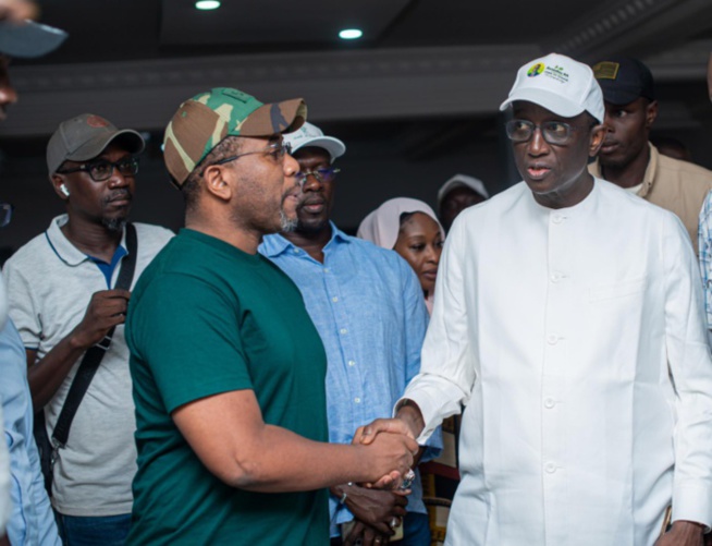 Amadou Bâ et Bougane Guèye Dany, main dans la main : Un geste de soutien et d’unité Amadou Bâ et Bougane Guèye Dany, main dans la main : Un geste de soutien et d’unité