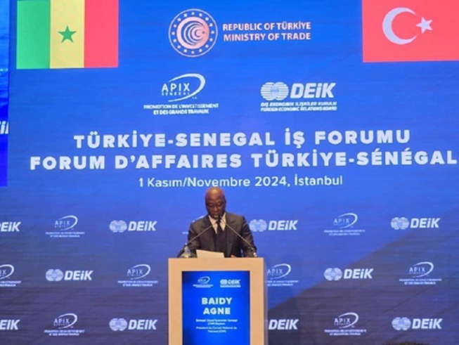 Forum d’affaires Turquie - Sénégal : Baidy Agne souligne l'importance d'un partenariat gagnant-gagnant pour une coopération accrue Forum d’affaires Turquie - Sénégal : Baidy Agne souligne l'importance d'un partenariat gagnant-gagnant pour une coopération accrue