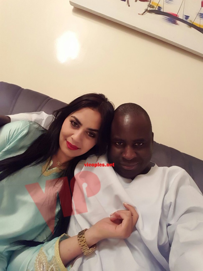 Serigne Djily Fatah Falilou en compagnie de sa douce marocaine. Serigne Djily Fatah Falilou en compagnie de sa douce marocaine.