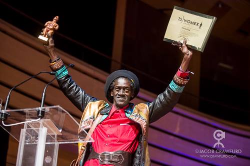 Cheikh Ndigël Lô remporte le Womex Award 2015 Cheikh Ndigël Lô remporte le Womex Award 2015