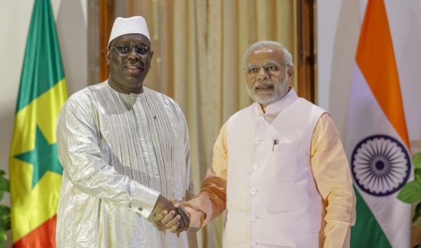 Coopération sénégalo-indienne: Macky Sall fait le point avec le Premier ministre indien Coopération sénégalo-indienne: Macky Sall fait le point avec le Premier ministre indien