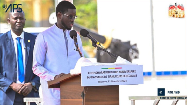 Commémoration du massacre de Thiaroye 44 : Bassirou Diomaye Faye annonce cinq mesures pour ‘’restaurer la mémoire et la dignité’’ des tirailleurs sénégalais Commémoration du massacre de Thiaroye 44 : Bassirou Diomaye Faye annonce cinq mesures pour ‘’restaurer la mémoire et la dignité’’ des tirailleurs sénégalais