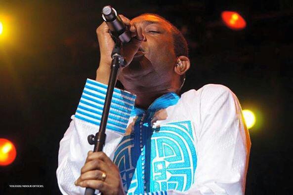 Youssou Ndour chauffe New York. Youssou Ndour chauffe New York.