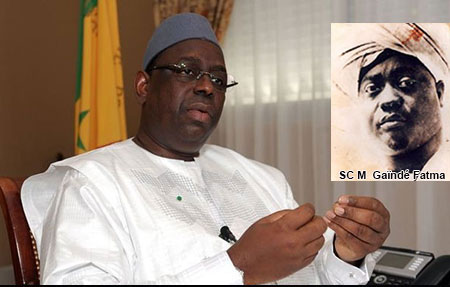 Macky Sall promet de soutenir les projets de la famille de Serigne Cheikh Gaïndé Fatma Macky Sall promet de soutenir les projets de la famille de Serigne Cheikh Gaïndé Fatma