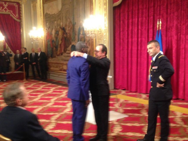 RÉCEPTION À L'ÉLYSÉE : Le ministre sénégalais de la justice Me Sidiki Kaba élevé au grade de Commandeur de la Légion d'Honneur par François Hollande