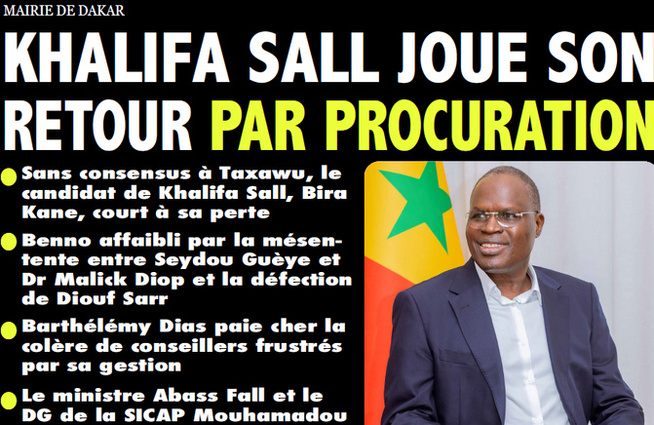 « Khalifa Sall joue son retour par procuration » : Taxawu Senegaal dément fermement les allégations de "Point Actu" « Khalifa Sall joue son retour par procuration » : Taxawu Senegaal dément fermement les allégations de "Point Actu"