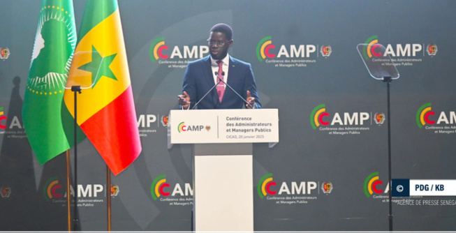 Bassirou Diomaye Faye: "La Conférence des administrateurs et managers publics, est un ‘’rendez-vous inédit" Bassirou Diomaye Faye: "La Conférence des administrateurs et managers publics, est un ‘’rendez-vous inédit"