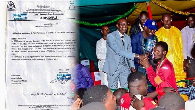 Finale des Navétanes / Zone 7 de Keur Massar : Polémique autour du trophée entre l’ASC Unité 19 et l’ASC Plan Jaxaay Finale des Navétanes / Zone 7 de Keur Massar : Polémique autour du trophée entre l’ASC Unité 19 et l’ASC Plan Jaxaay