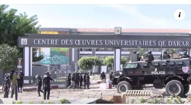 L’Université Cheikh Anta Diop de Dakar (UCAD) a été secouée ce matin par de violents affrontements L’Université Cheikh Anta Diop de Dakar (UCAD) a été secouée ce matin par de violents affrontements