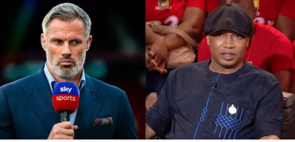 Réponse cinglante d’El Hadji Diouf à Jamie Carragher sur la Coupe d’Afrique des Nations Réponse cinglante d’El Hadji Diouf à Jamie Carragher sur la Coupe d’Afrique des Nations